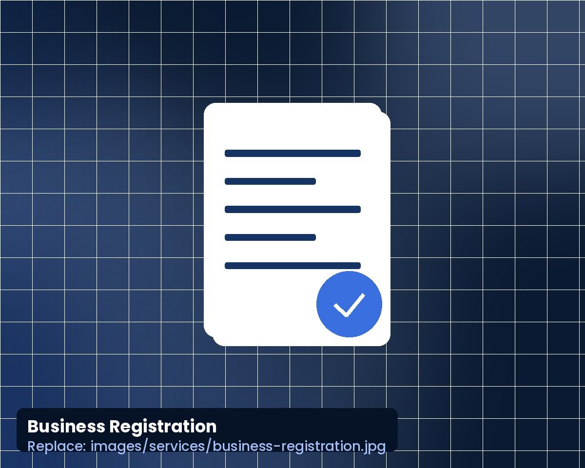Entrepreneur completing business registration paperwork